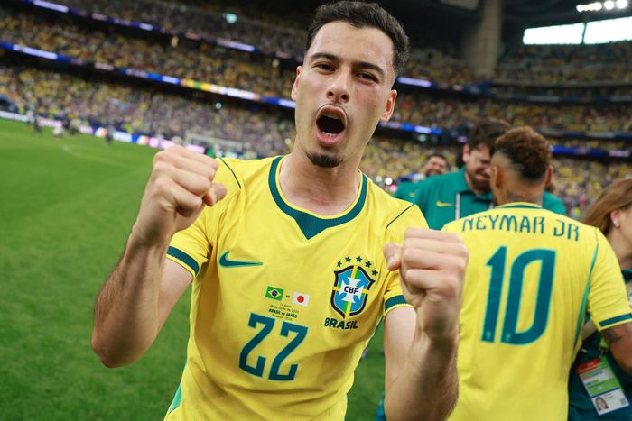 Martinelli hiệu quả khi HLV Ancelotti xếp đá vị trí lạ. Ảnh: CONMEBOL