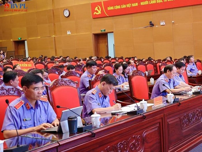  Thủ trưởng các đơn vị thuộc VKSND tối cao dự Hội nghị.