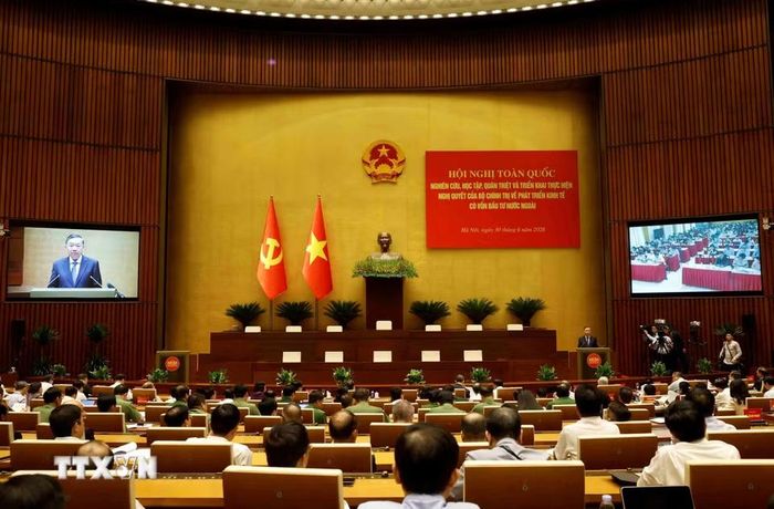 Tổng Bí thư, Chủ tịch nước Tô Lâm phát biểu. (Ảnh: Thống Nhất/TTXVN)