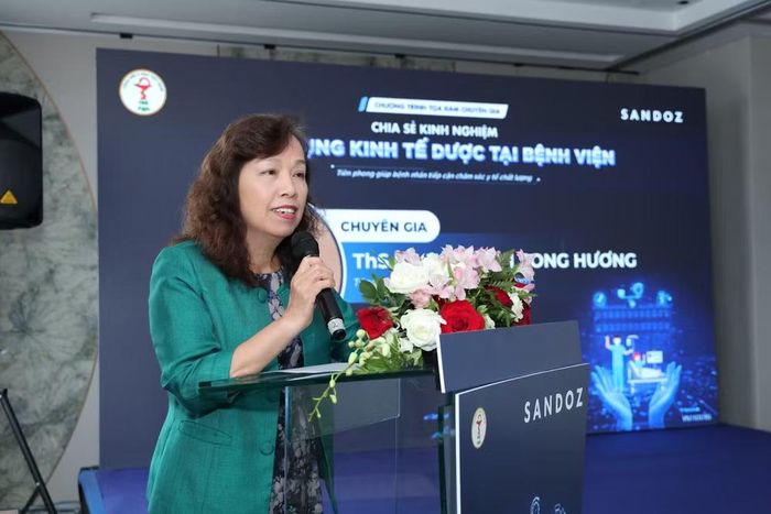 bà Tống Thị Song Hương - Tổng thư ký Tổng hội Y học Việt Nam. (Ảnh: PV/Vietnam+)