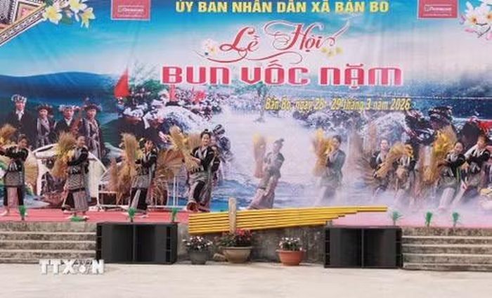 Ủy ban Nhân dân xã Bản Bo tỉnh Lai châu tổ chức Lễ hội Bun Vốc Nặm (Lễ hội té nước) năm 2026. (Ảnh: TTXVN)