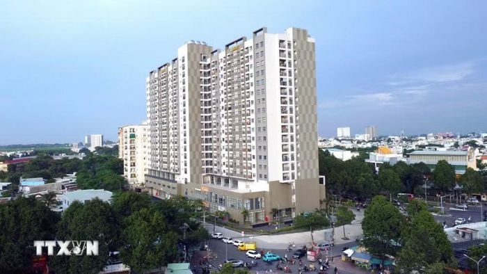 Khu nhà ở xã hội A6, A7, phường Trấn Biên đã đưa vào sử dụng. (Ảnh: Công Phong/ TTXVN)