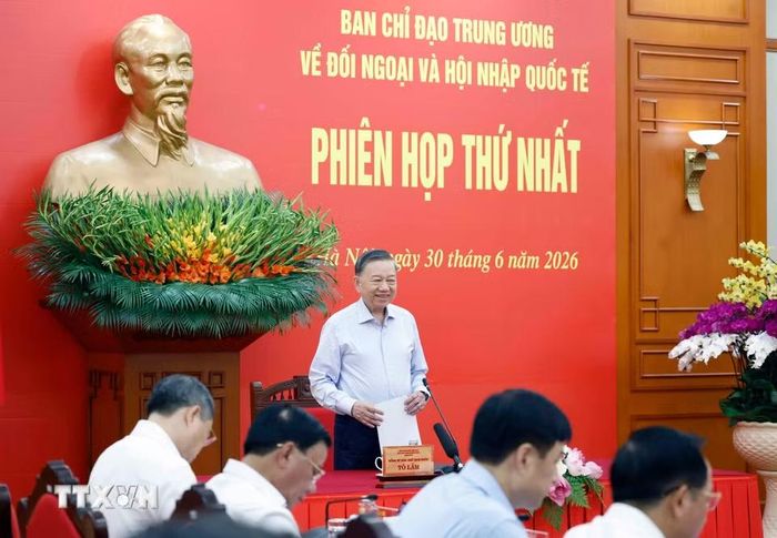 Tổng Bí thư, Chủ tịch nước Tô Lâm phát biểu. (Ảnh: Thống Nhất/TTXVN)