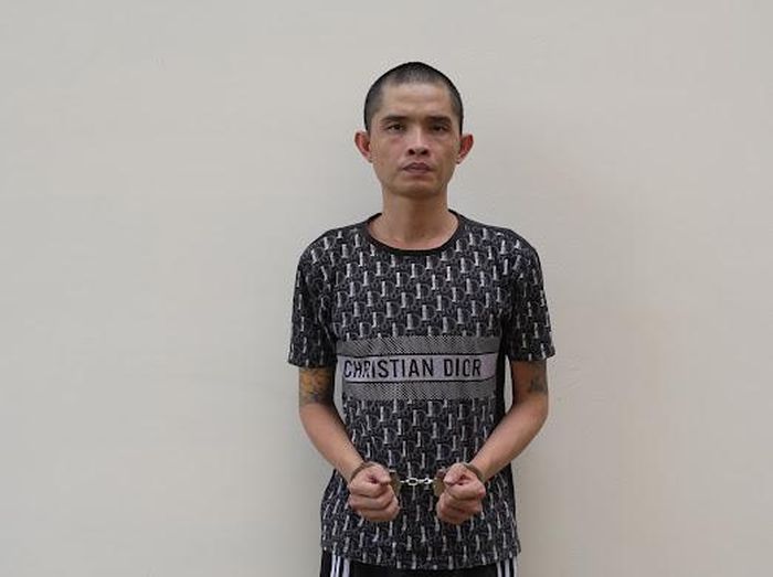 Đối tượng Nguyễn Ngọc Sơn bị bắt giữ. Ảnh: CA