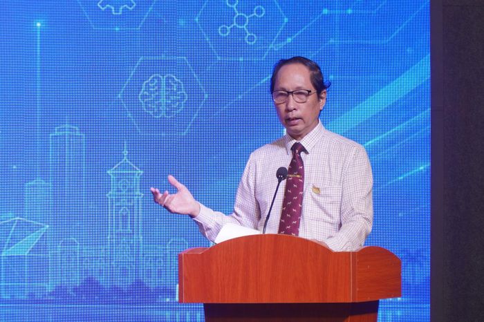Ông Vũ Anh Tuấn, Phó Chủ tịch kiêm Tổng Thư ký HCA phát biểu tại Lễ công bố.