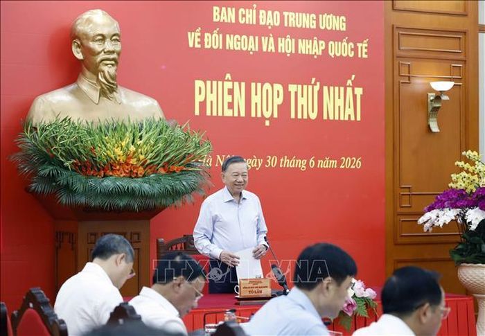 Tổng Bí thư, Chủ tịch nước Tô Lâm phát biểu. Ảnh: Thống Nhất/TTXVN