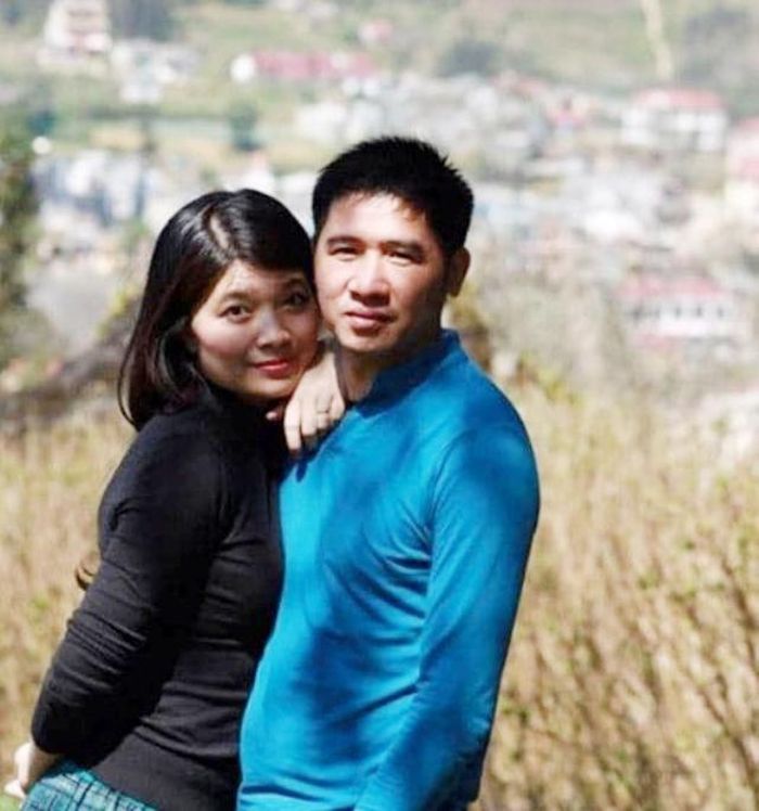 Hình ảnh hiếm hoi của vợ chồng Diệp Anh.