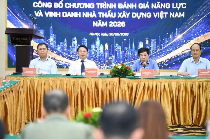 Lần đầu tiên công bố chương trình đánh giá năng lực và vinh danh nhà thầu xây dựng Việt Nam.