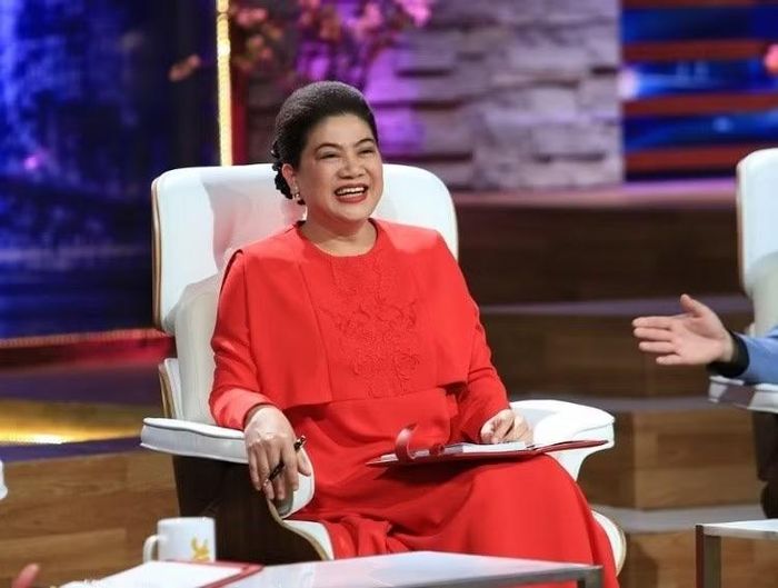 Doanh nhân Đỗ Thị Kim Liên (Shark Liên) trong chương trình Shark Tank Việt Nam. Ảnh: Shark Tank Việt Nam.