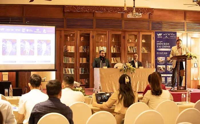 Diễn đàn Tài chính Việt Nam 2026 quy tụ hàng trăm diễn giả thế giới đến Đà Nẵng bàn về tương lai thị trường tài chính Việt Nam và khu vực. Ảnh XM.