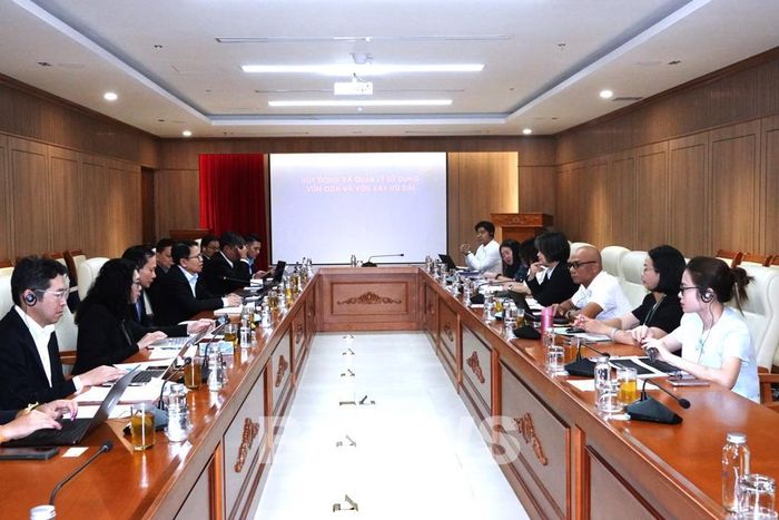 Toàn cảnh buổi làm việc. Ảnh: MOF