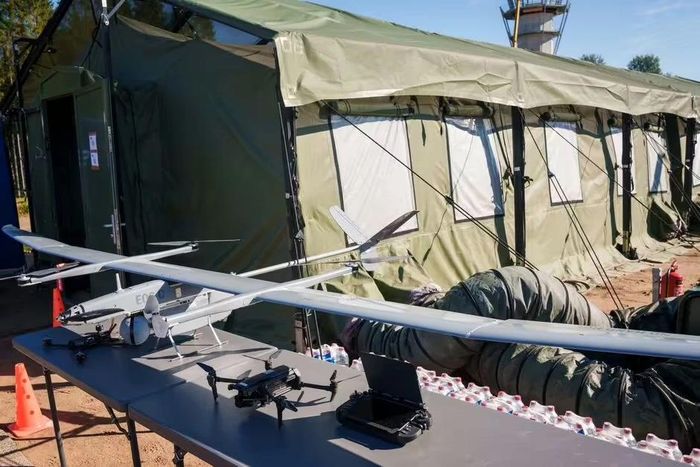 Latvia đã ký một thỏa thuận với Ukraine về hợp tác ứng phó các mối đe dọa từ máy bay không người lái. Ảnh: Getty Images.