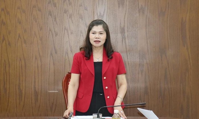  Đồng chí Lâm Thị Hương Thành kết luận buổi làm việc. 