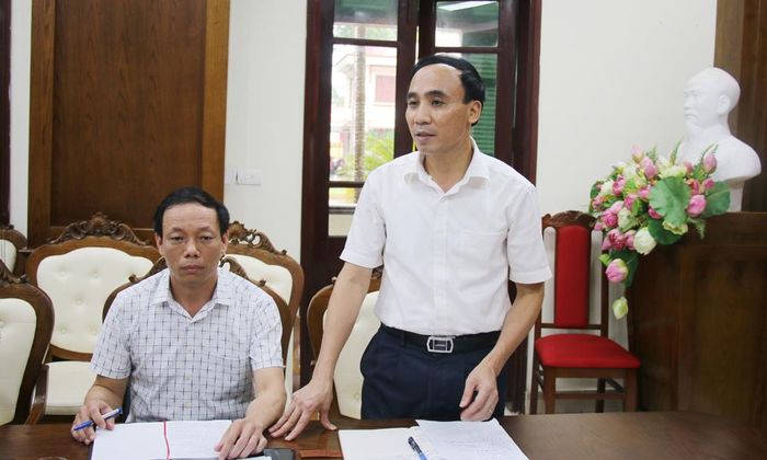  Đồng chí Lương Thế Tuấn, Bí thư Đảng ủy, Chủ tịch HĐND xã Lục Nam giải trình làm rõ một số nội dung. 