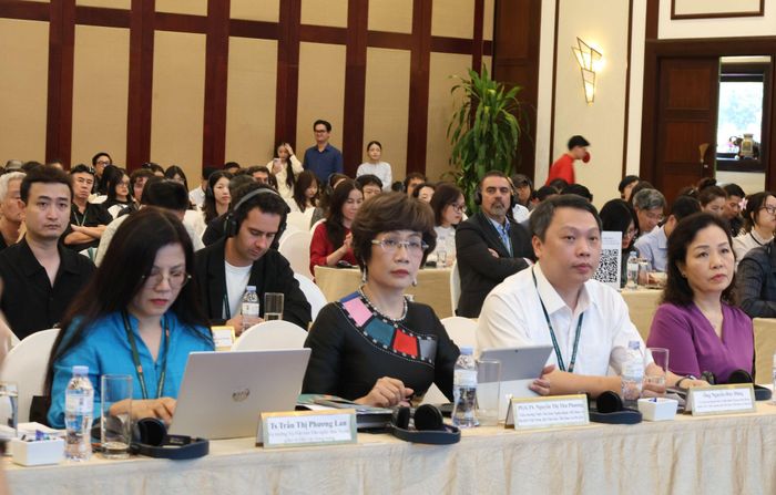 Hội thảo có sự tham gia của các chuyên gia, nhà quản lý, nghệ sĩ, nhà làm phim. Ảnh: NGỌC HÀ