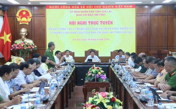  Quang cảnh hội nghị sơ kết. Ảnh: Quang Tấn 