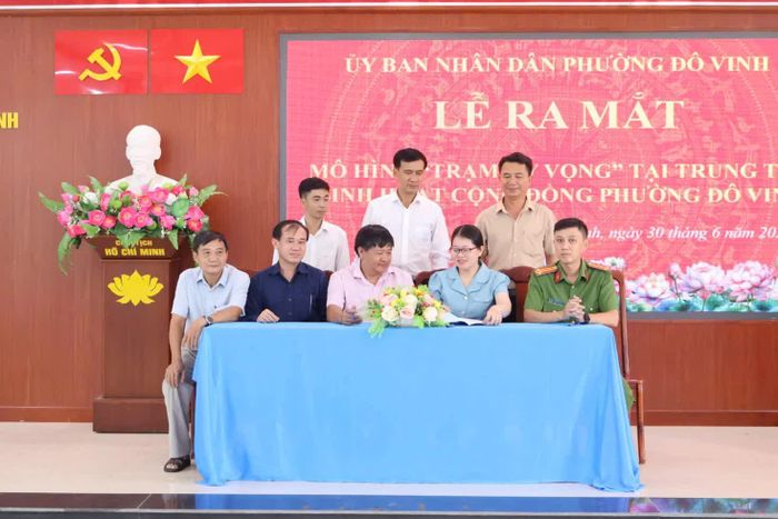Các đơn vị ký kết tham gia thực hiện mô hình.