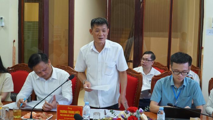 Lãnh đạo Sở Xây dựng tỉnh Lạng Sơn phát biểu tại hội thảo