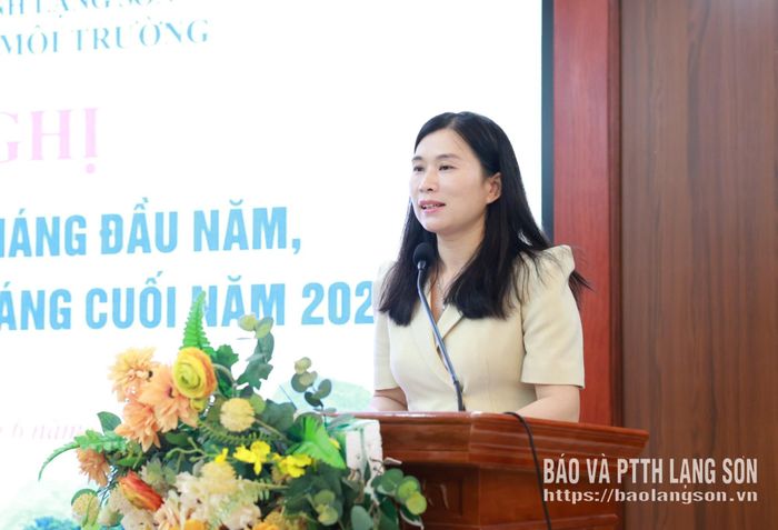 Đồng chí Trần Thanh Nhàn, Phó Chủ tịch UBND tỉnh phát biểu chỉ đạo tại hội nghị