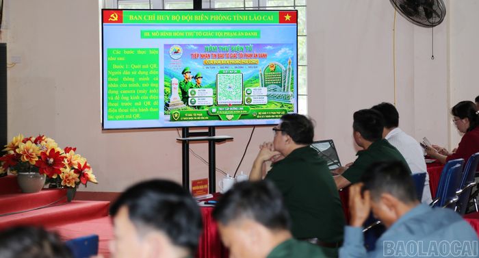 Hướng dẫn người dân sử dụng hòm thư điện tử tiếp nhận tin báo tố giác tội phạm ẩn danh của Đồn Biên phòng Pha Long.