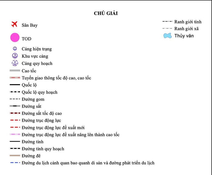 Ký hiệu trên bản đồ quy hoạch.