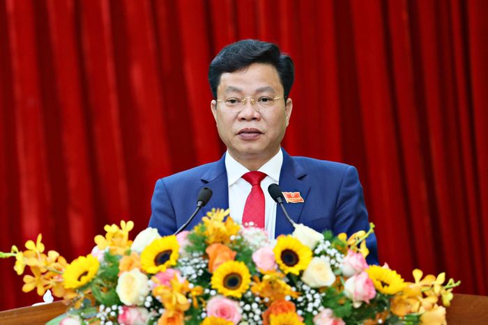 Đồng chí Lưu Văn Trung, Phó Bí thư Tỉnh ủy, Chủ tịch HĐND tỉnh Lâm Đồng phát biểu khai mạc Kỳ họp thứ tư, HĐND tỉnh Lâm Đồng khóa XI, nhiệm kỳ 2026-2031