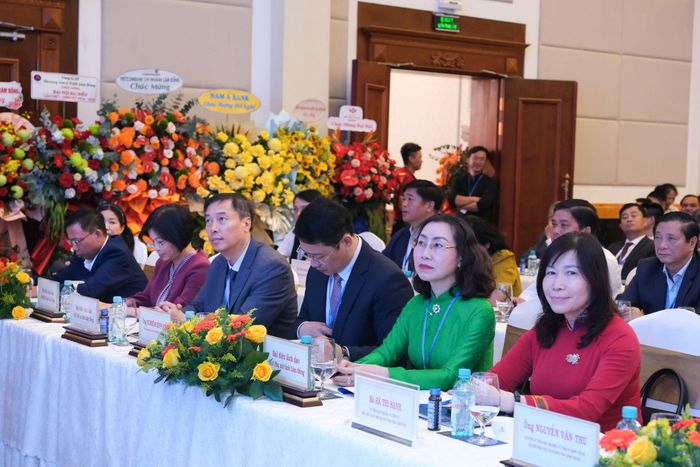 Đại diện lãnh đạo các sở, ngành dự đại hội