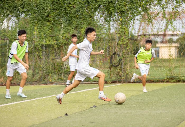 Cường độ luyện tập luôn được đẩy ở mức độ cao nhất.