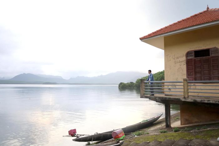 Một góc công trình đại thủy nông Cẩm Ly - Ảnh: V.M