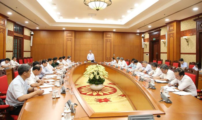  Hình ảnh tại cuộc làm việc. 