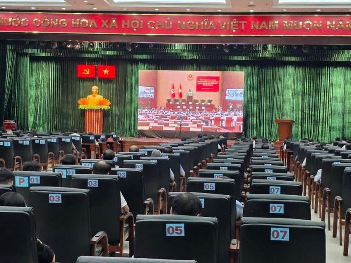 Hội nghị nghiên cứu, học tập, quán triệt và triển khai thực hiện Nghị quyết số 10-NQ/TW ngày 8/6/2026 của Bộ Chính trị về phát triển kinh tế có vốn đầu tư nước ngoài tại điểm cầu thành phố Đà Nẵng - Ảnh: VGP