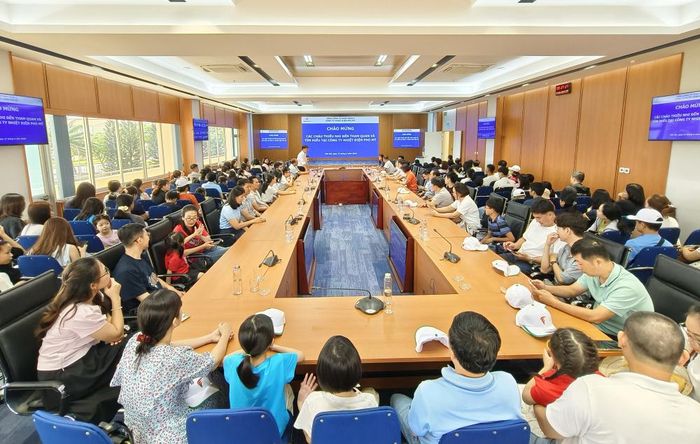 Các Cháu là con CBNV Cơ quan EVNGENCO3 được tham quan trải nghiệm