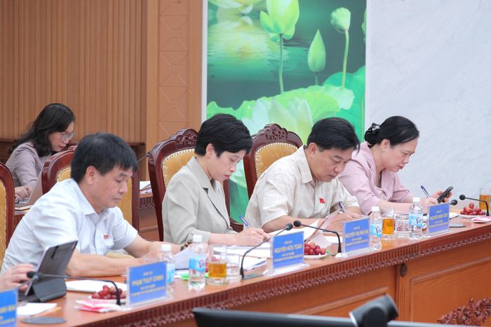 Các đại biểu dự cuộc làm việc