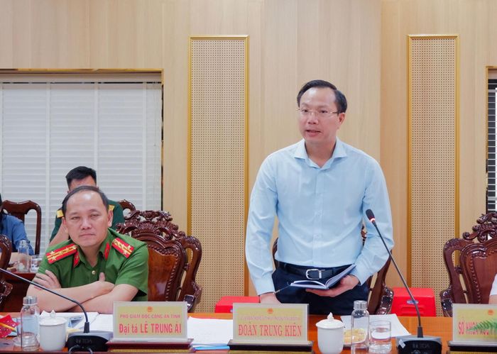 Phó Chủ tịch UBND tỉnh Tây Ninh Đoàn Trung Kiên phát biểu