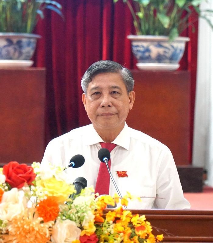 Chủ tịch HĐND TP. Cần Thơ Đồng Văn Thanh phát biểu tại kỳ họp