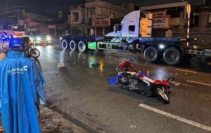 Sự cố xảy ra khiến người vợ tử vong tại chỗ.