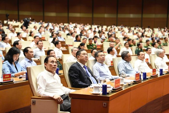 Các đại biểu dự hội nghị tại điểm cầu Trung ương.
