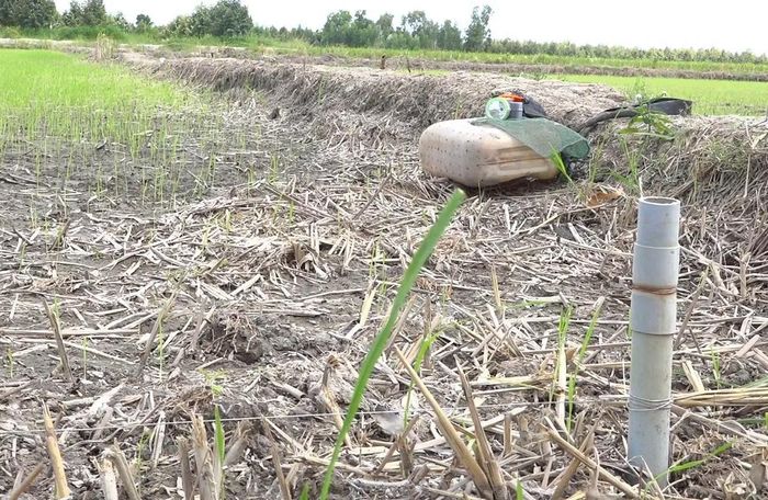 Hiện trường khu vực phát hiện nạn nhân tử vong.