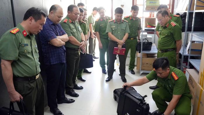 Đoàn công tác của Bộ Công an kiểm tra tại Phòng Cảnh sát điều tra tội phạm về ma túy Công an tỉnh Gia Lai