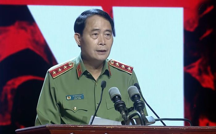 Thứ trưởng Lê Quốc Hùng phát biểu tại chương trình Gala chính luận nghệ thuật đặc biệt với chủ đề "ADN – Hành trình nối lại mạch nguồn".
