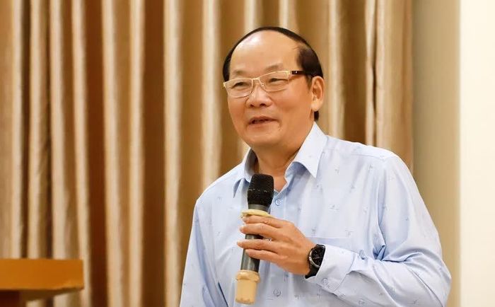 Ông Trần Xuân Vinh - Chủ tịch Hội Khuyến học tỉnh Quảng Trị. Ảnh: Quốc Huy