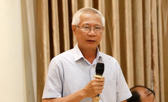 Ông Đoàn Đình Anh - Chủ tịch Hội Khuyến học tỉnh Hà Tĩnh. Ảnh: Quốc Huy