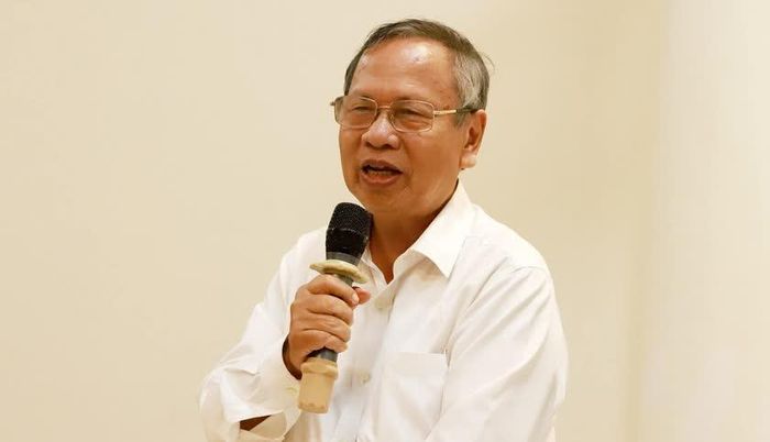 Ông Phan Công Tuyên - Chủ tịch Hội Khuyến học thành phố Huế. Ảnh: Quốc Huy