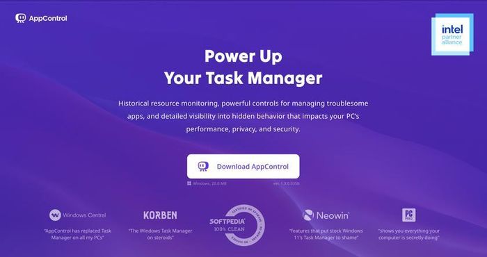 Người dùng có thể tải xuống hoàn toàn miễn phí App Control.