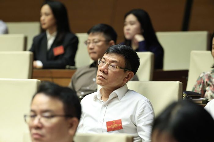 Ủy viên BTV Đảng ủy, Phó Tổng Kiểm toán nhà nước Doãn Anh Thơ dự Hội nghị. Ảnh: Như Ý