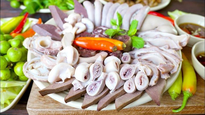 Lòng sau khi chế biến sẽ có màu trắng ngà tự nhiên, không bị thâm hay xỉn màu. Ảnh minh họa.