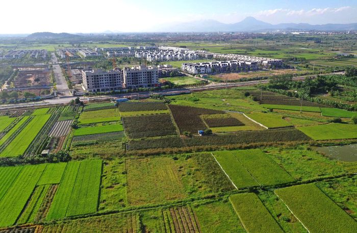 Luật Thủ đô năm 2026 tạo cơ chế phân quyền, phân cấp cho thành phố Hà Nội trong lĩnh vực quản lý đất đai. Ảnh: PHẠM HÙNG