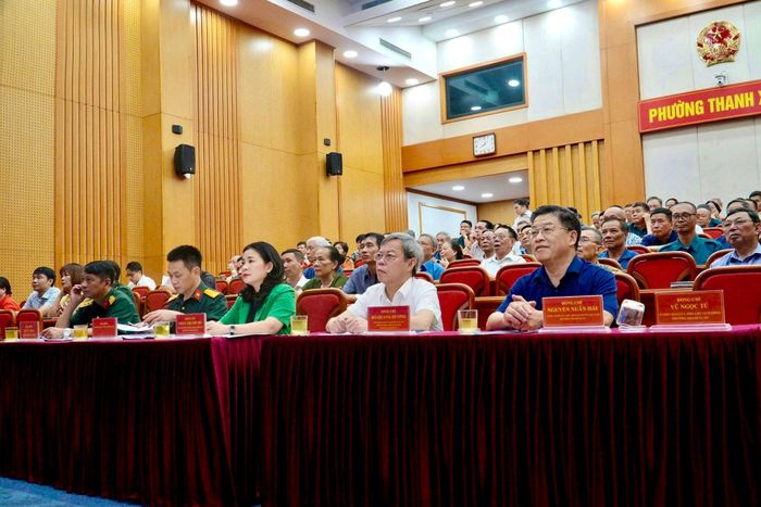 Đại biểu dự hội nghị sơ kết công tác quân sự, quốc phòng 6 tháng đầu năm 2026. Ảnh: Tùng Lâm