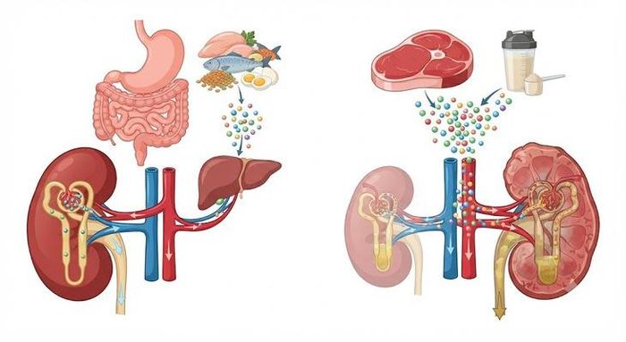 Quá nhiều protein có thể gây ra các vấn đề về tiêu hóa và gây áp lực lên chức năng thận đối với những người có vấn đề về thận.