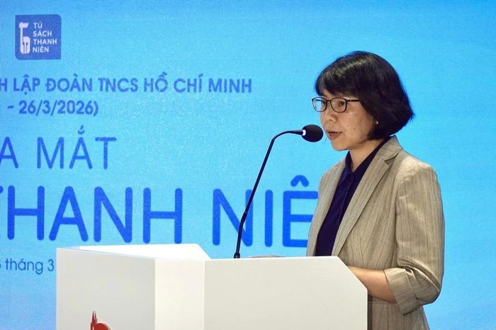  Bà Vũ Thị Quỳnh Liên - Tổng biên tập NXB Kim Đồng. Ảnh: Thúy Hạnh.